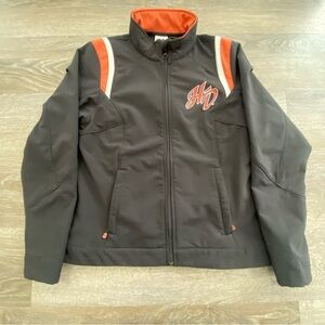 Harley-Davidson Women’s Riding Jacket Black Orange Medium MotorClothes